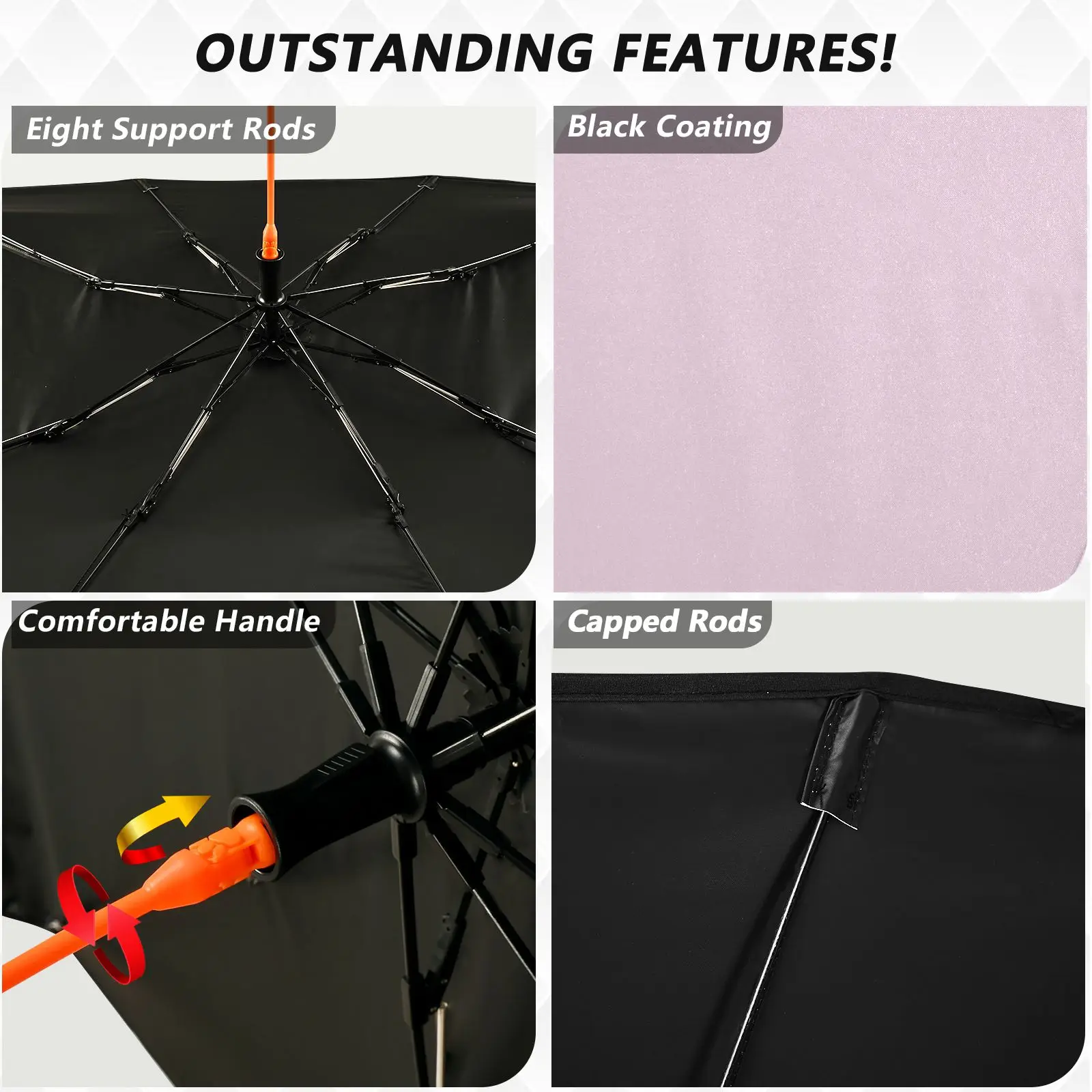 Custom Car parasol Car Windshield Cover UV Protection Sun Shade Front Window Interior Protection Folding umbrella New 2022