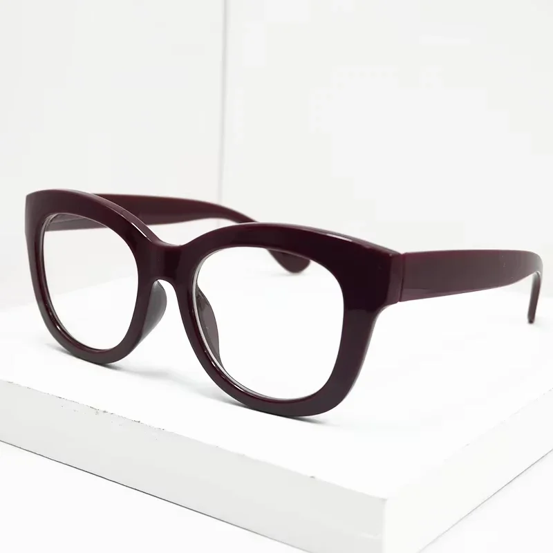 JNPCXI Fashion Square Spring Temples Women Glasses Frame Clear Anti-Blu-Ray Eyewear Retro Men Optical Frame Reading Glasses 2
