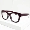 JNPCXI Fashion Square Spring Temples Women Glasses Frame Clear Anti-Blu-Ray Eyewear Retro Men Optical Frame Reading Glasses 2