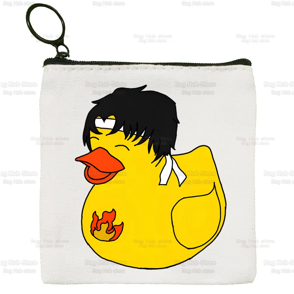 

Quackity My Beloved Printed Canvas Bag Design Canvas Simple and Fashionable Storage Bag