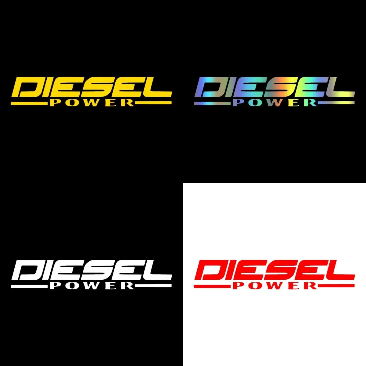 

Interesting Diesel Power Vinyl Decal Car Sticker Scratch-Proof Sunscreen Waterproof Auto Decors on Carbody Bumper Rear Window