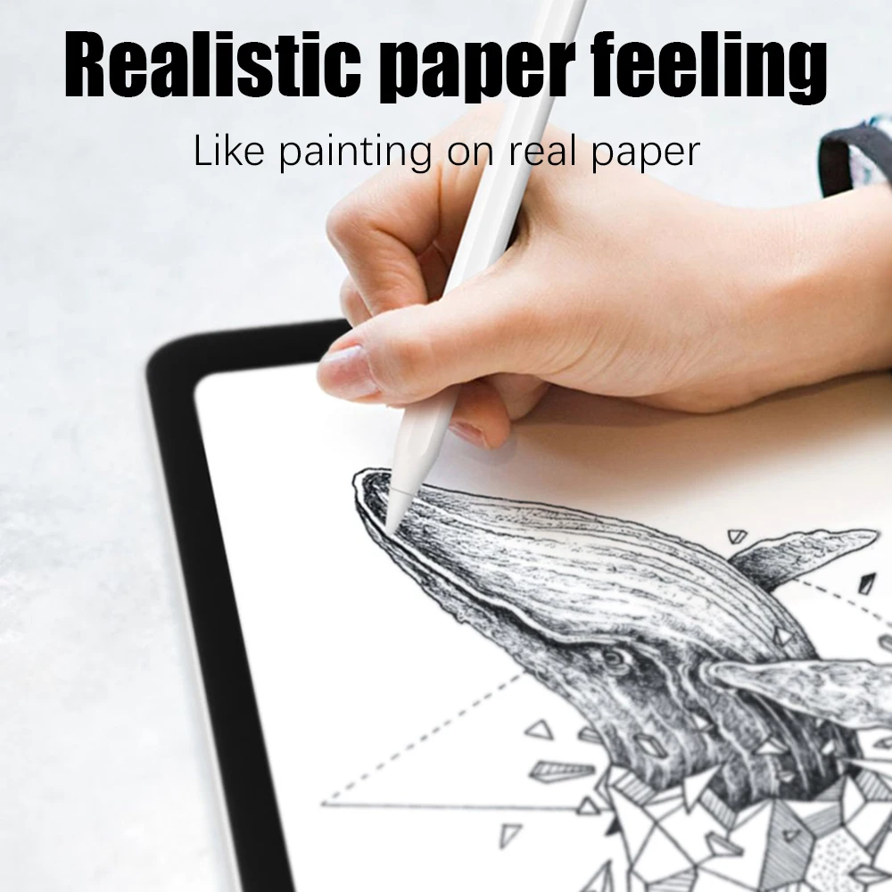 Ultra-Smooth Paper Texture Screen Protector for Digital Art & Note-Taking