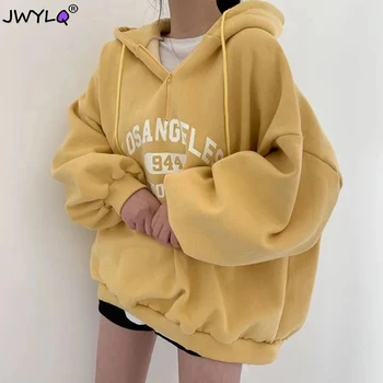 오버사이즈 S-3xl 후드 여성 의류, 얇은 레터 프린팅 스웻셔츠, 올매치 긴팔 스트리트웨어 풀오버, 봄 가을