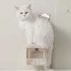 Pet cat canned food storage box cat strips dried meat sorting box wall mounted cat supplies large capacity storage box 3