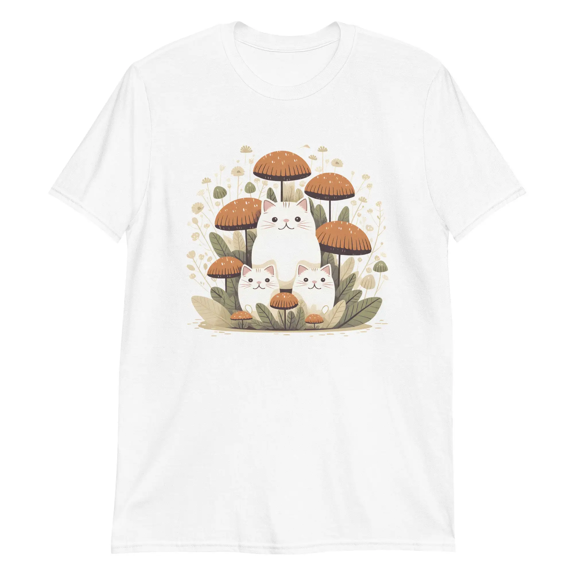 T-Shirt Triple Cat Bliss Cottagecore Serenity