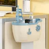 Cute Sailing Boat Wall-Mounted Tissue Box Dust-proof Lavatory Paper Finishing Box For Washroom 2