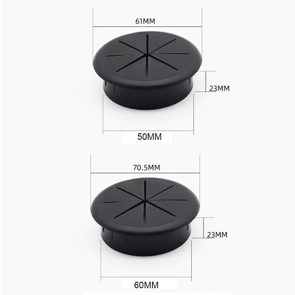 Cable Hole Cover Cable Organizer Desk Cord Grommet 1Pc Desk Cord Grommet Wire Hole Cover Line Outlet Port Threading Box Cover Cable Passing Box Office Table Cable Organizer