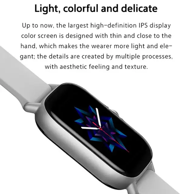 Practical Smart Wristwatch Widely Compatible Multiple Languages 240*240
