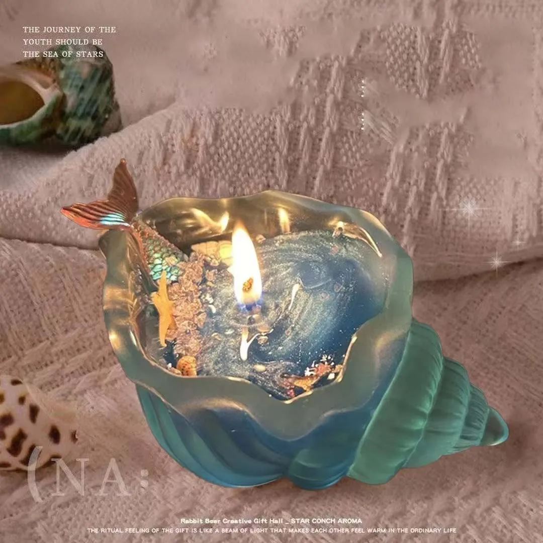 Sea Shell Aromatherapy Candle Creative Starfish ShellSea Sh