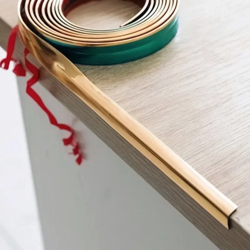 Description Picture 3 of item2M Self-Adhesive Wall Corner Molding Trim Tape PVC anti-collision decorative strips wall sticker Furniture Wall Corner protector