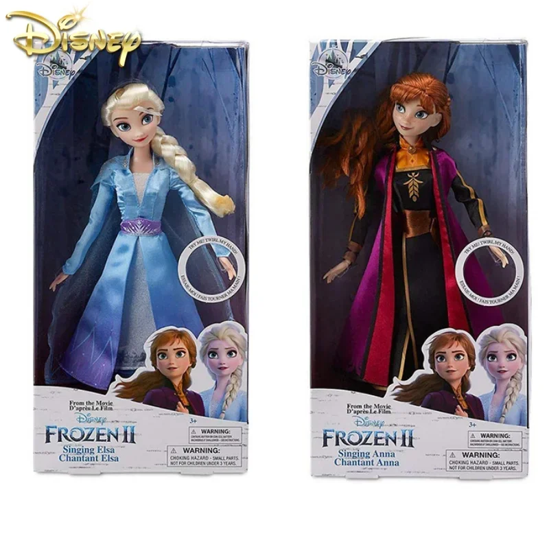 New Frozen 2 Elsa Anna Figure Elsa Dolls Canto Soundmaking Doll Princess Doll Toys Snow Queen Children Girls Toys