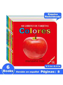 Colorful Baby Sensory Books in Spanish 1