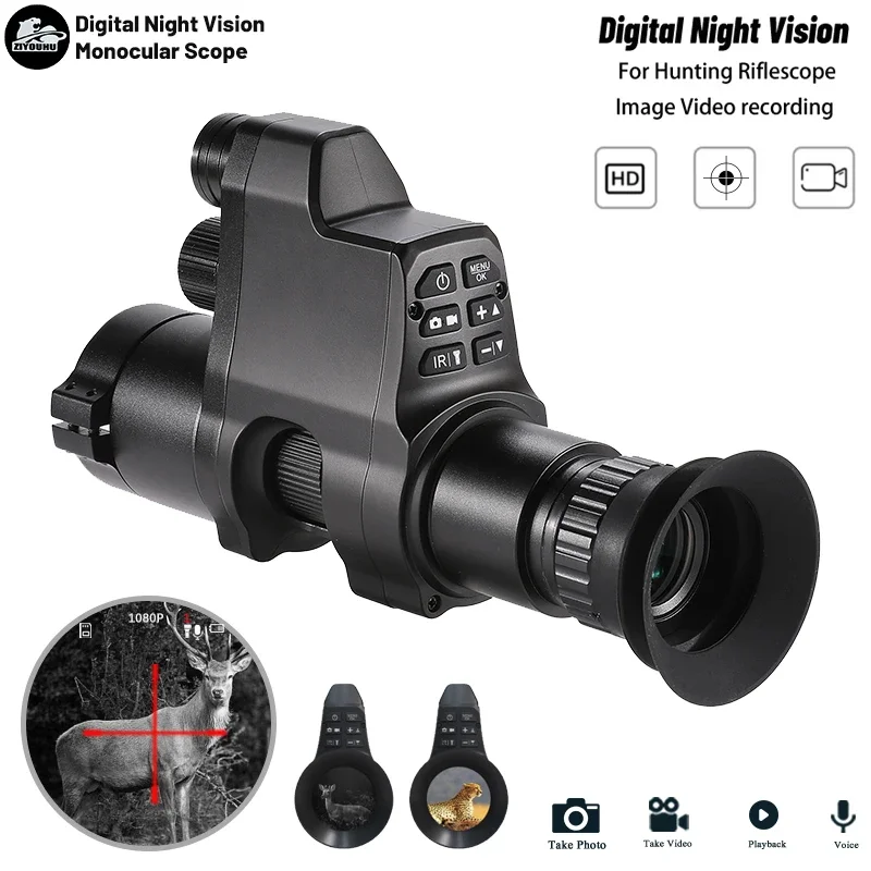 NV4A-Infrared-Night-Vision-Monocular-4X-Zoom-HD-Video-Camera-Device ...