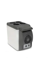 Mini réfrigérateur de voiture portable, réfrigérateur 2 en 1, glacière, chauffage, refroidisseur, plus chaud, 12V, 45W, 6L 1