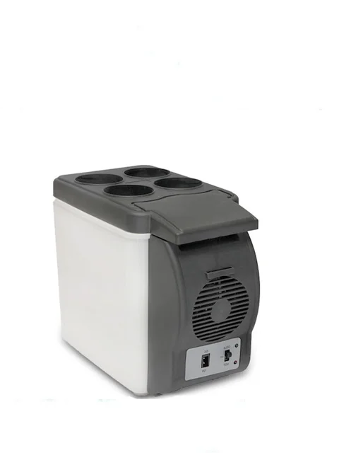 Mini réfrigérateur de voiture portable, réfrigérateur 2 en 1, glacière, chauffage, refroidisseur, plus chaud, 12V, 45W, 6L 1