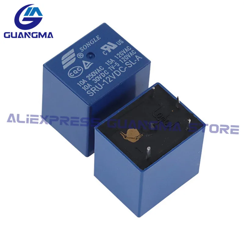 SRU-12VDC-SL-A SRU-24VDC-SL-C 4 5Pin 15A T70 SRU