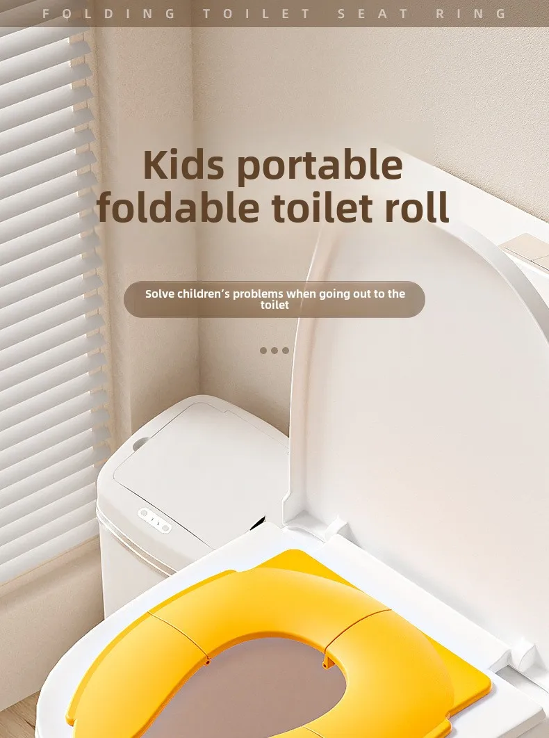 Description Picture 2 of itemBaby Travel Toilet Training Seat Folding Potty Seat Toddler Portable Kids Travel Potty Seat Pad Urine Assistant Cushion