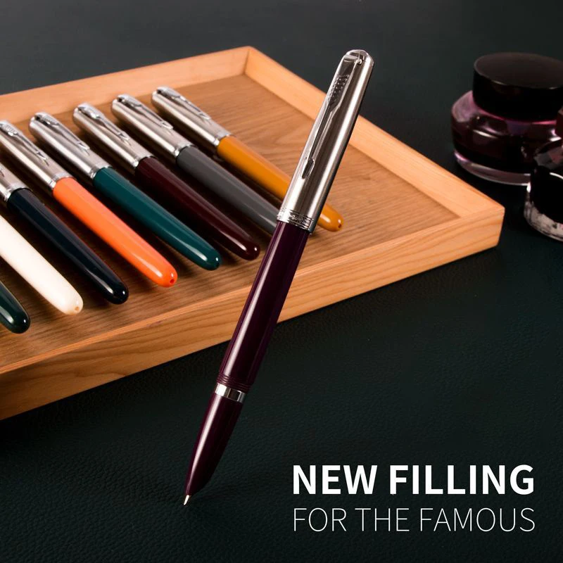 Jinhao 86 Fountain Ink Pen Classic Multi-Color Metal Iridium Tip Smooth Writing Pens High-Value Business Gift School Accessories 2