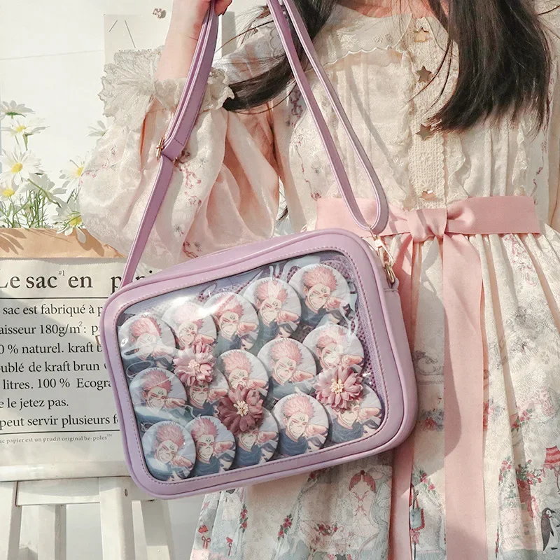 2024 New Lolita Itabag Japanese Transparent Girls Fashion Crossbody Bag