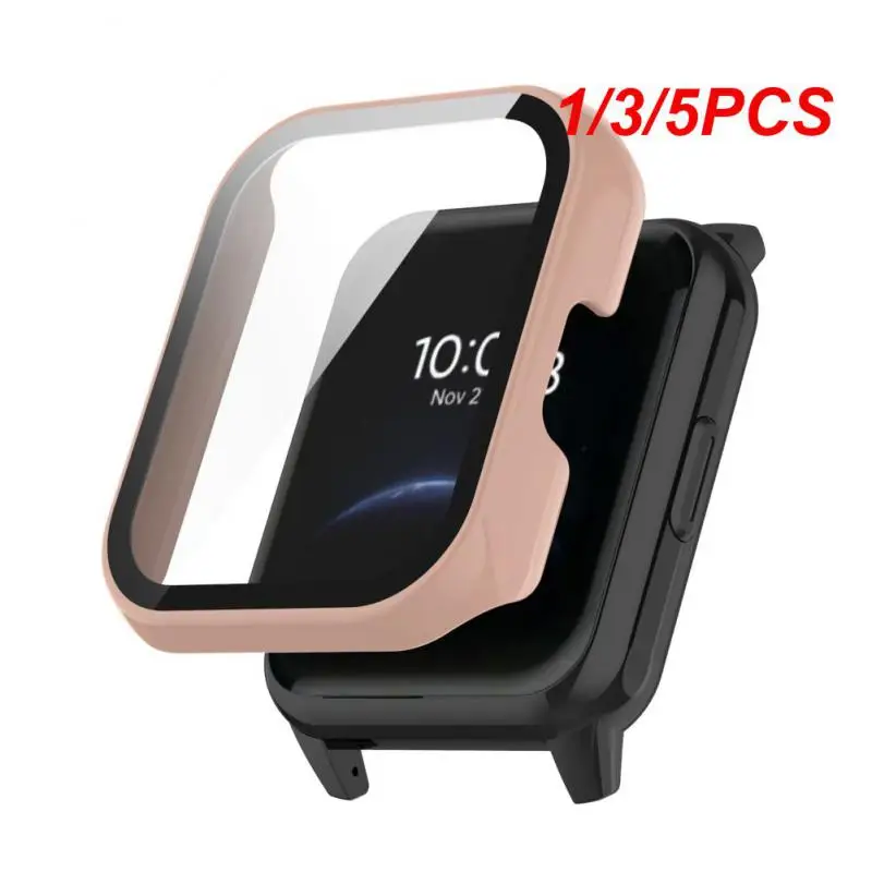 1/3/5Pcs Smart Accessories Protector Pc Case Smart Watch Per Realme Watch 2 Case Watch Case Guscio Protettivo Vetro Temperato