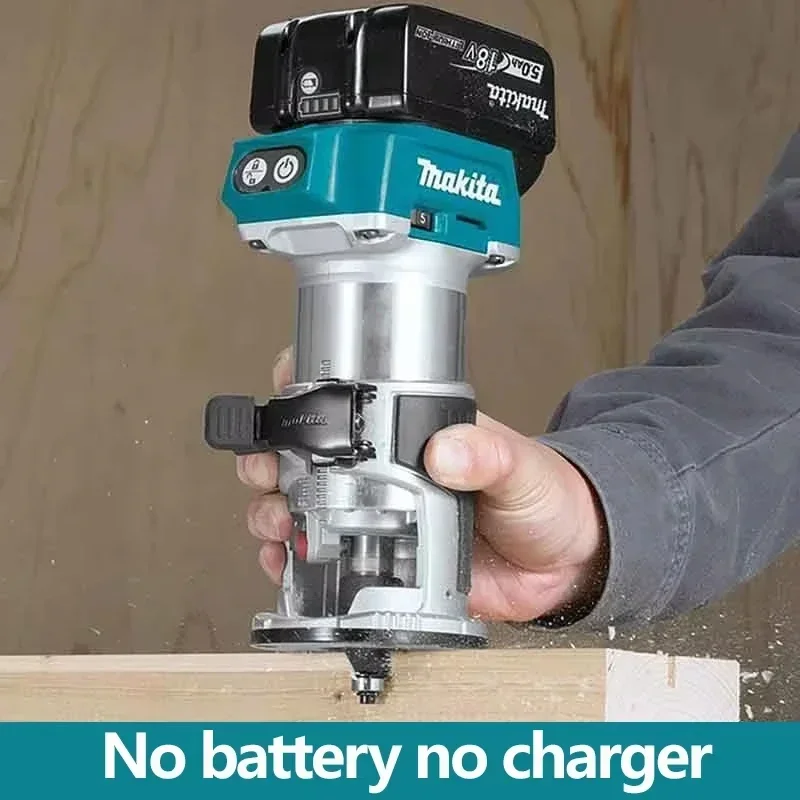 Makita DRT50 Original Cordless Trimmer Rechargeable Trimming Machine Brushless Slotting Tool Milling Woodwork Engraving Machine