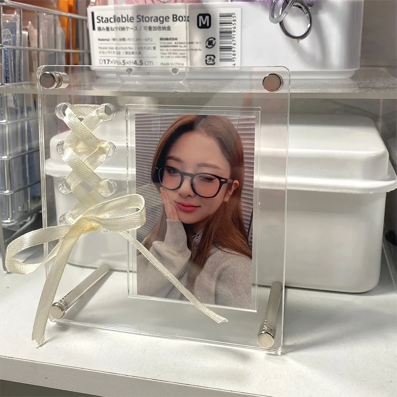 Acrylic Photo Frame Kpop Photocard Stand Idol Photocard Display