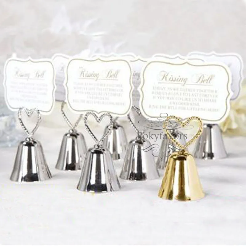 12PCSKissingBellPlaceCardHolderNameCardHolderWeddingParty