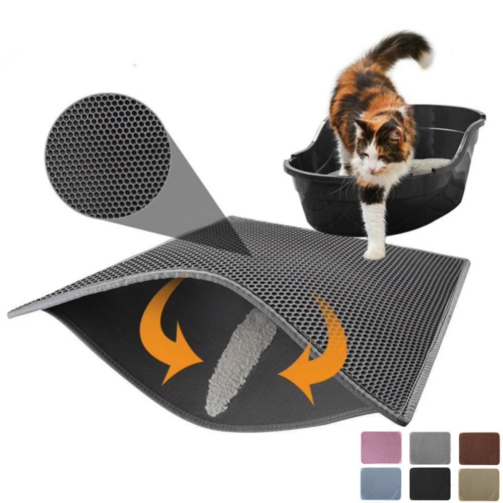 Waterproof EVA Double Layer Cat Litter Trapping Mat