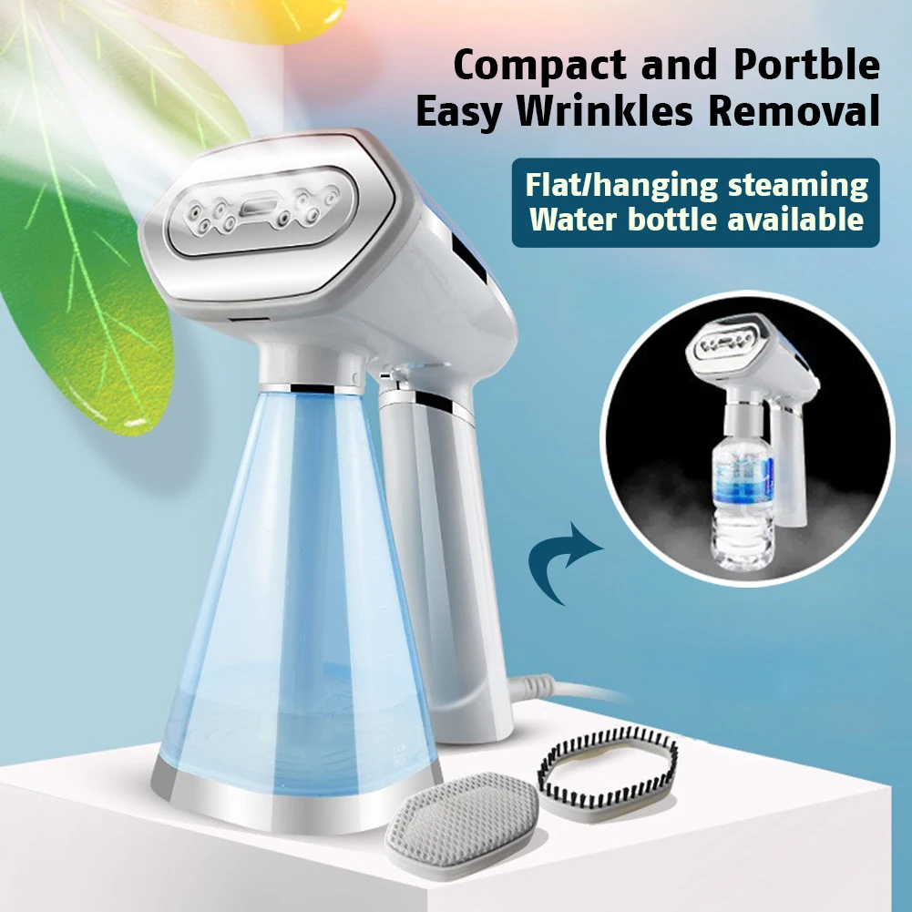 

1200W Garment Steamers 350ml Handheld Fabric Steamer 25 Seconds Fast-Heat Garment Steamer For Home Travelling Portable