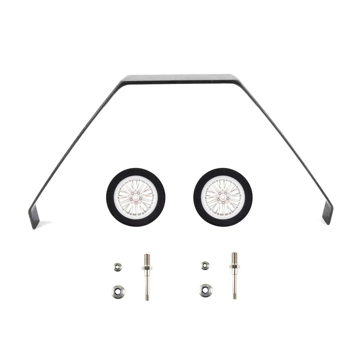 

Carbon Fiber Landing Gear With Wheels YAK50CC RC Airplane 475*160*226*40mm