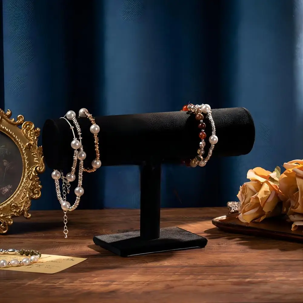 Display Stand 1pc Monofleece Bracelet Display Stand Suitable for Bedrooms Shops to Display Watches Bracelets One/Three Layers