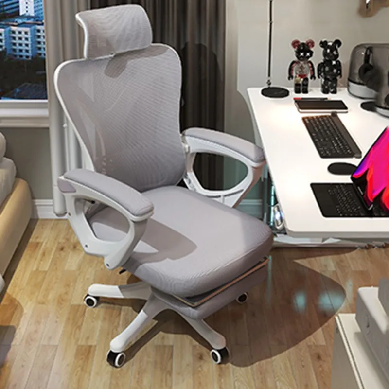

Designer Rolling Office Chair Comfy Conference Luxury Meditation Desktop Makeup Office Chair Lounge Silla Oficina Furniture HDH