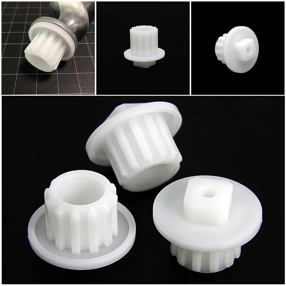 3XMeat Grinder Plastic Gear For Zelmer 886 887 MFW3520 3630 HR2725 Mincer Pinion Screw Coupling Spare Parts