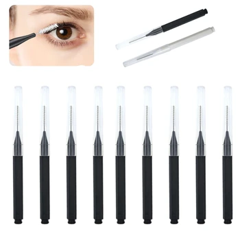 5/10/50PCS Mini Eyebrow Brush Brow Perm Brush Disposable Brow Lifting Brushes Bendable Micro Eyelash Brush Applicators Tools 1