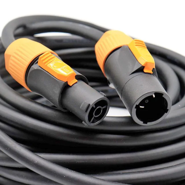 14AWG True1 Power Cable 3 Core AC Extension Cord for Stage Lighting, Audio Mixer, Speaker & Event Equipment 1m 2m 3m 5m
