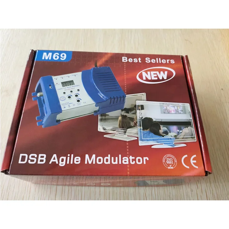 New HDM68 Modulator Digital RF HDMI Modulator AV to RF Converter VHF UHF PAL/NTSC Standard Portable EU Plug