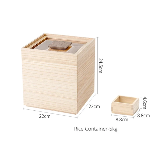  Shikiy 8L Rice Container Glass Rice Storage Rice