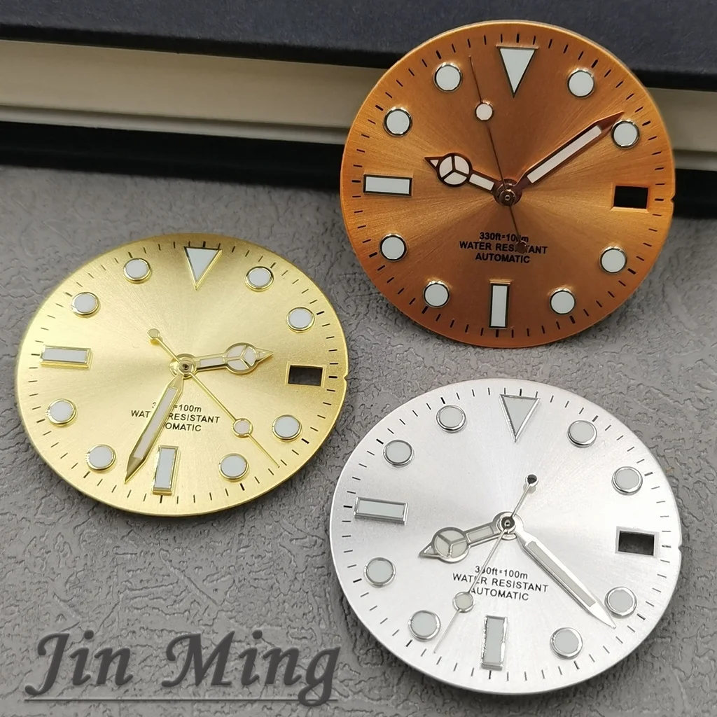 Luxury Multicolor Luminous Date Window Dial – Silver, Gold, Black, Blue, Pink, Green