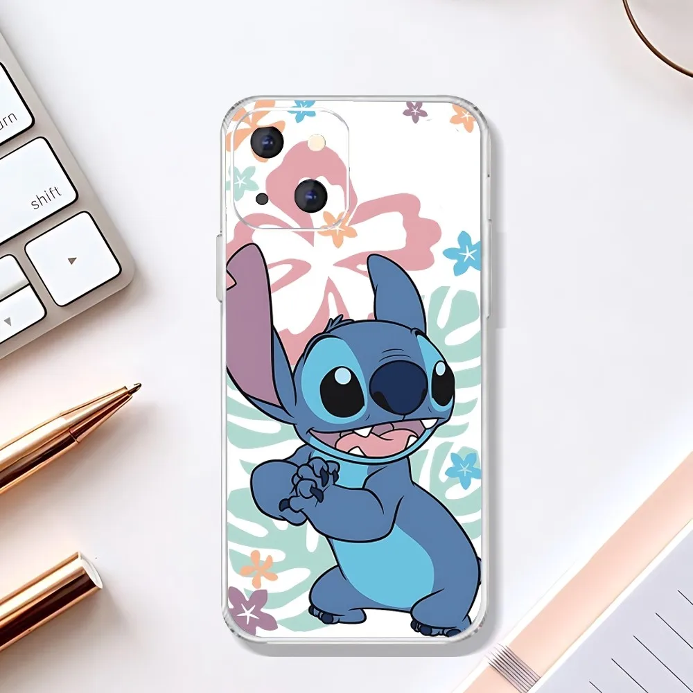 Cute Cartoon S-Stitch Phone Case For Iphone 16 15 11 13 14