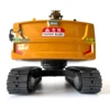 New Hydraulic RC Excavator 1/14 Radio Control Truck Painted Yellow Car Truck For 945 Toucan Earth Digger Model Boy Toy TH20590 5