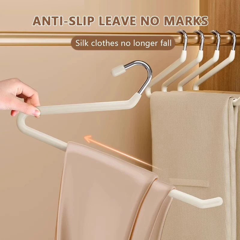 10개 구스 타입 딥 메탈 바지 걸이 옷장 기숙사 텔레스코픽 Z 타입 여성용 옷걸이 다층 수납 바지 걸이