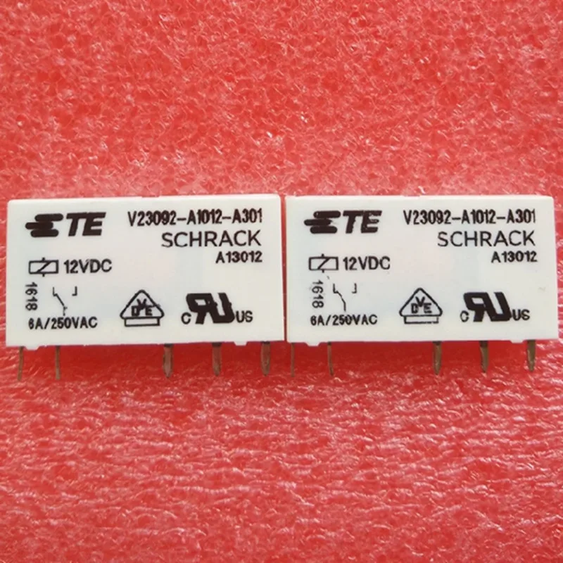 Spedizione Gratuita 5 Pz 100% Nuovo Originale Per Te Tyco Schrack V23092-A1012-A301 A13012 12Vdc 5Pins 6A250Vac Relè Di Potenza