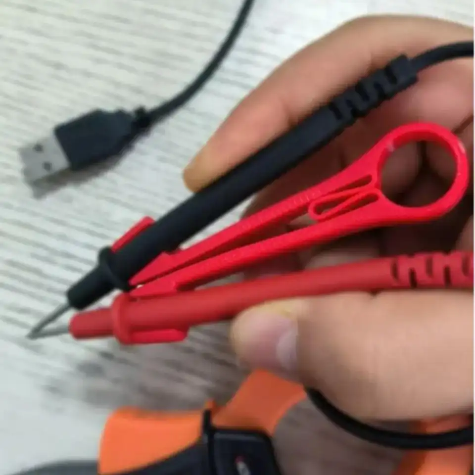 Multimeter Probe Holder Test Meter Probes Clamping Tool Electrical Testing Power Supplies Ergonomic Repairing Accessories image 2