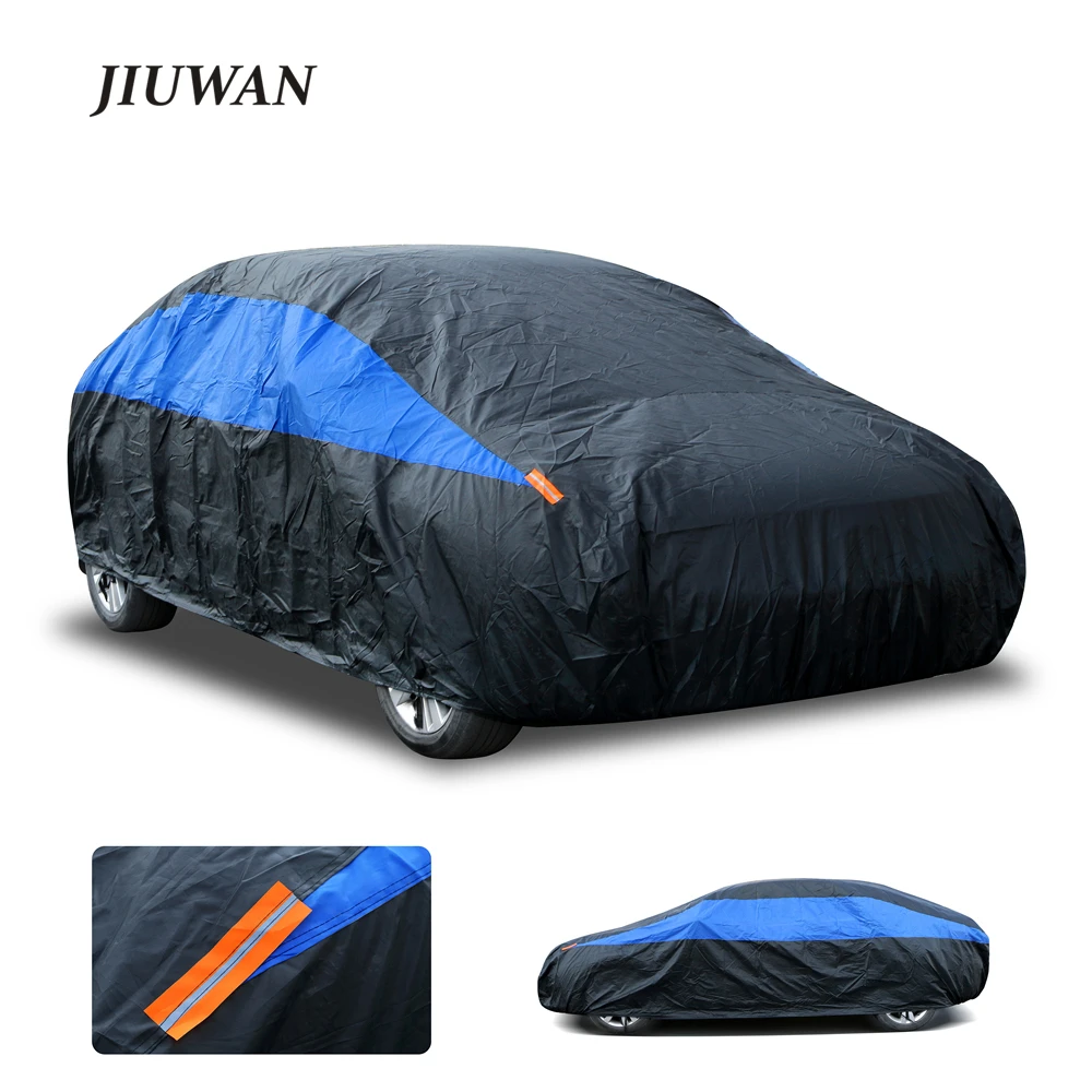 1pc Exterior Car Cover Universal Waterproof Dustproof UV Protection Car Protective Cover for Hatchback Sedan SUV Full Covers