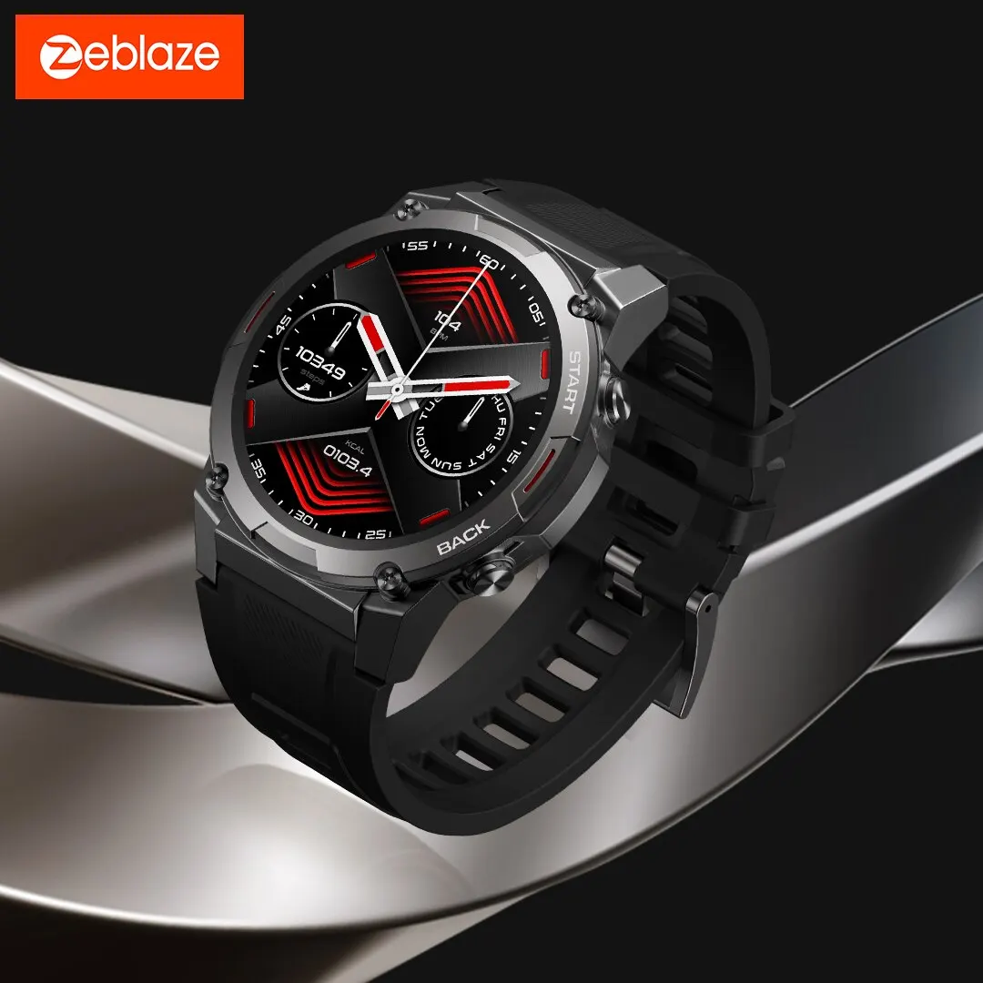  Zeblaze VIBE 7 PRO Voice Calling Smart Watch 1.43 Inch AMOLED Display Hi Fi Phone Calls Military Grade Toughness Watch 