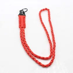 Premium Braided Paracord Neck Lanyard (Red)
