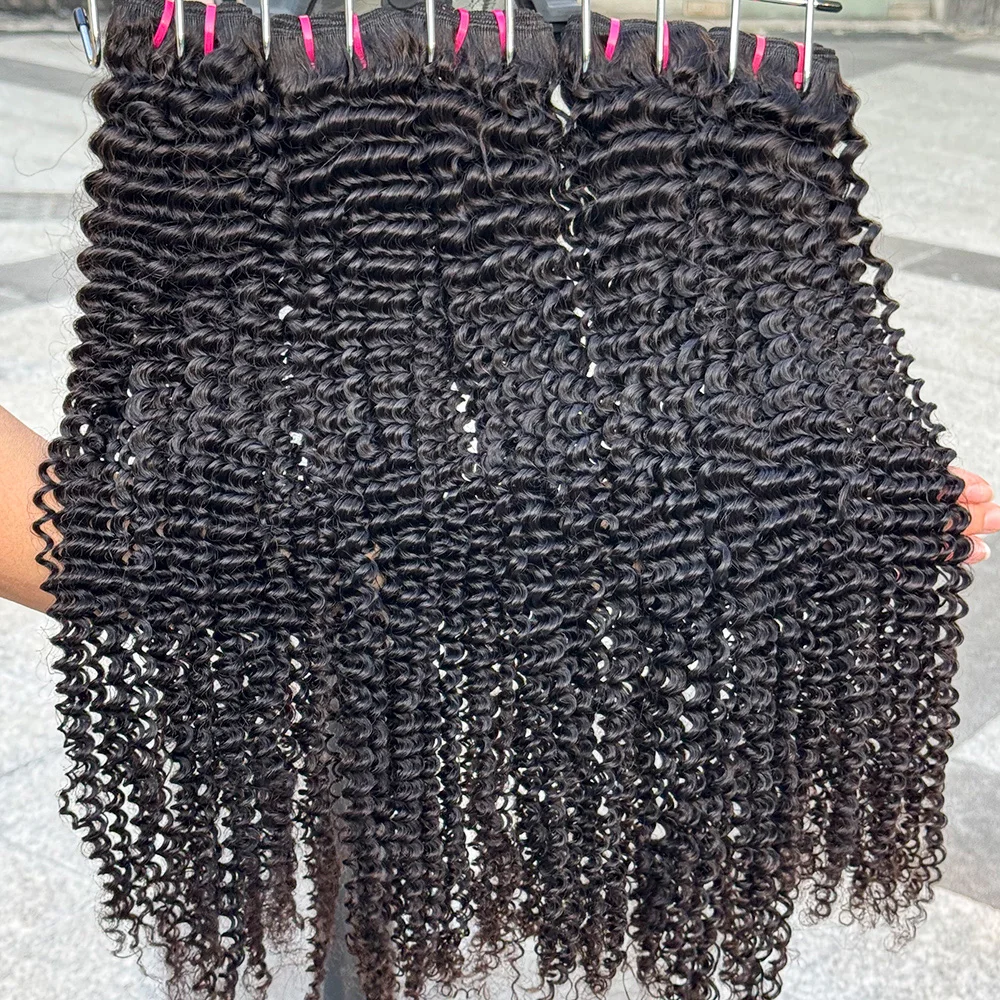 8-30 Inch Kinky Curly Hair Bundles Hair Extensions Jerry Curly Bundles Human Hair Weave Bundle Hair Extension 100g/Bundle