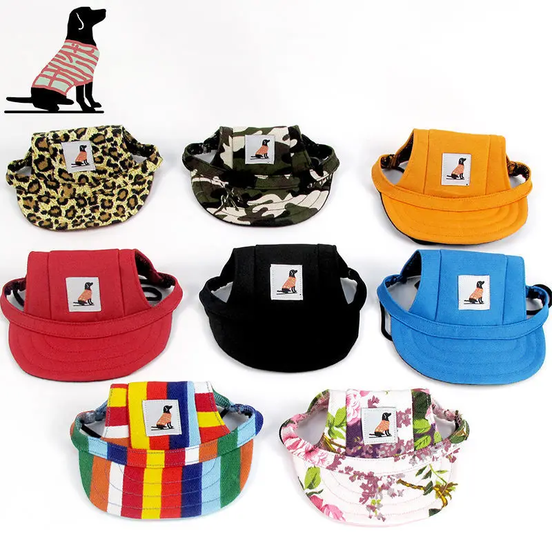 1pcsSummerDogHatsOutdoorPuppyCatTravelPetHatBreathablePet