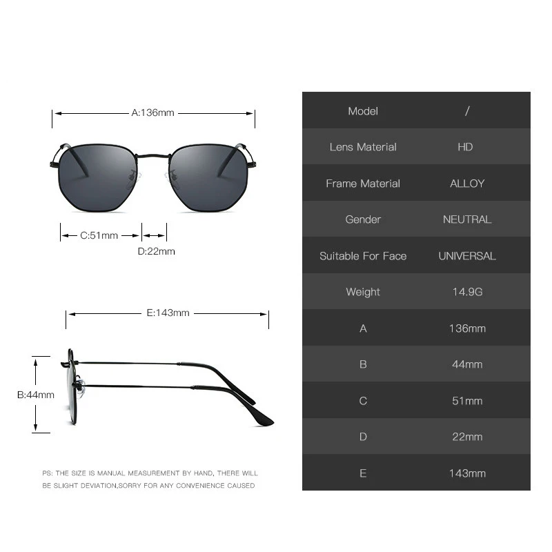 RBROVO Metal Vintage Polygon Sunglasses Men 2022 Luxury Brand Glasses For Men/Women Designer Eyewear Men Oculos De Sol Masculino