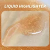 USHAS 4 Color Body Liquid Highlighter Facial Contour Brightening Makeup Long Lasting Sequin Illuminating Moisturizing Highlight 6